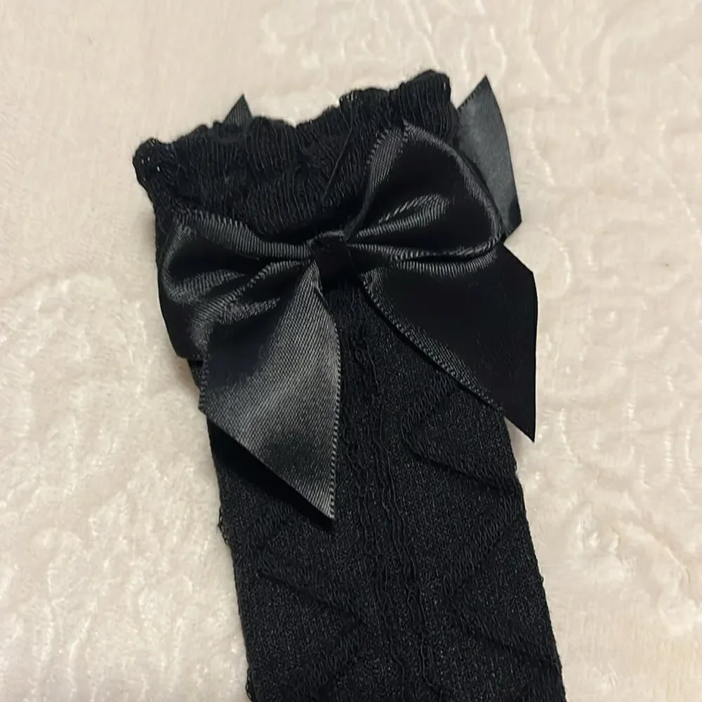 BABY / TODDLER BOW DECOR SOCKS